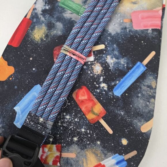 Kavu Rope Sling Bag Backpack Stars Moon Galaxy Space Pop Frozen Popsicles NWOT - Picture 4 of 10